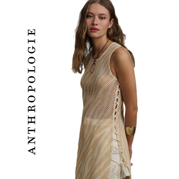 Anthropologie Printed Crochet Tunic - Picture 8 of 9